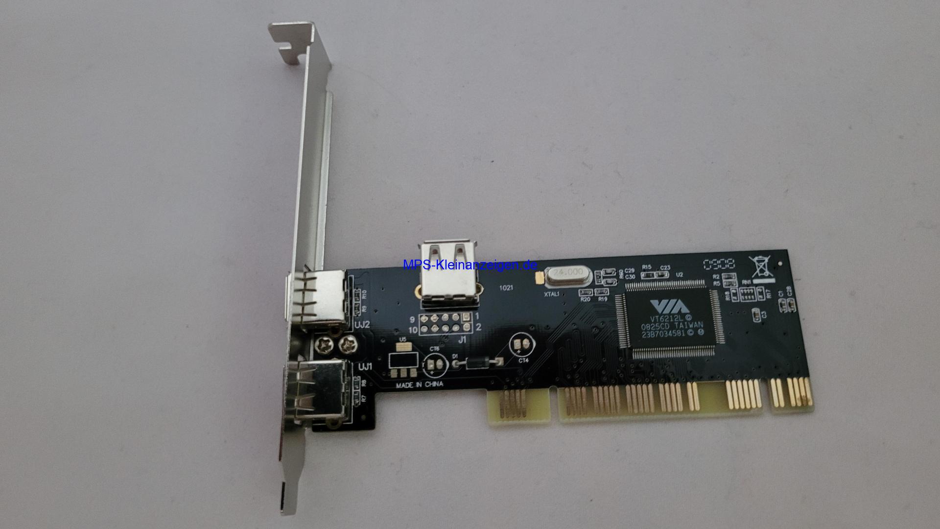 VIA Vectro VT6212L PCI USB 2.0 UHCI / 2-Port-Host-Controller - 4